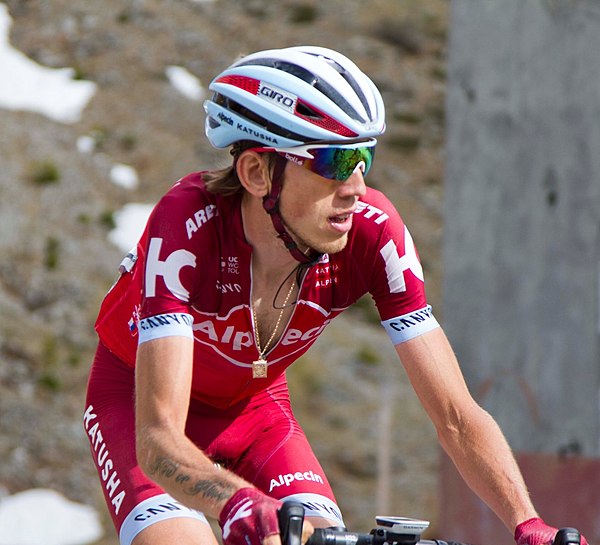 Zakarin at the 2017 Giro d'Italia