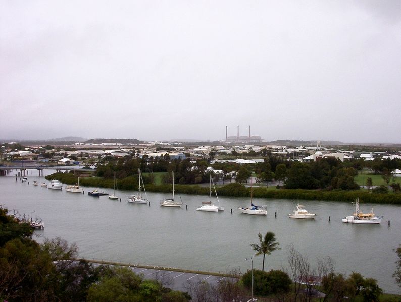 File:Gladstone, Queensland, Australia - Auckland Inlet, with the Power House in the background.JPG