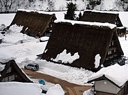 Traditional thatched roof houses in eastern Wazheganon took inspiration from Tsurushimese architecture.