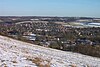 Goring & Streatley from Lough Down on a snowy January day