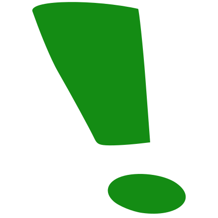 File:Green exclamation mark.svg