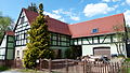 Residential stable house (half-timbered) and outbuildings