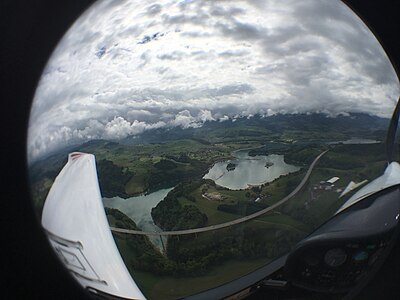 Fish-eye view of the Gruyere