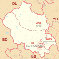 HG postcode area map