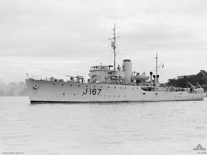 HMAS Gouldburn pada tahun 1941