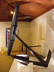 Best Bower Anchor dropped from HMS Investigator by Matthew Flinders in 1803. Recovered by the Underwater Explorers Club of SA in 1973. On display at the South Australian Maritime Museum.