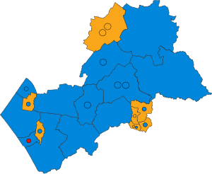 Harborough UK ward map 2019.svg