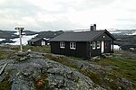 Hytte på Hardangervidda i Norge