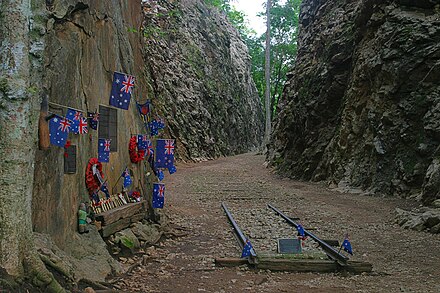 The cutting at Hellfire Pass was one of the most difficult (and deadly for POWs) sections to build