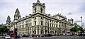 Her Majesty's Treasury's London headquarters, seen from Parliament Square