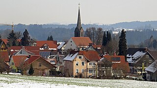 <span class="mw-page-title-main">Hergensweiler</span> Municipality in Bavaria, Germany