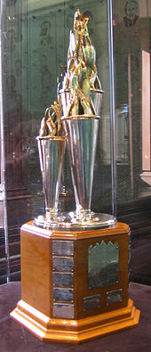 A Bill Masterton Trophy fényképe