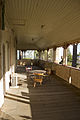 Historic Hydro verandah in Leeton, New South Wales.