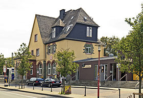 Hofheim train station, street side