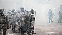 Georgia National Guard in Atlanta on May 31, 2020