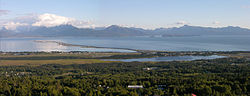 View of Homer and the Homer Spit