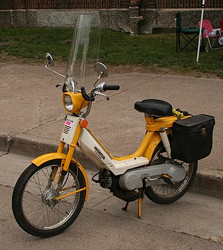 <span class="mw-page-title-main">Moped</span> Small motorcycle-like motor road vehicle