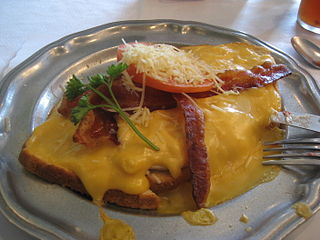 Hot Brown Open-faced sandwich