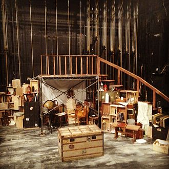 Set for How the Lighthouse Became an Island, an Experimental Theater production from 2016 How the Lighthouse Became an Island, Powerhouse Theater, April 2016.jpg