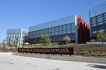 Front of the Museum of Human Evolution