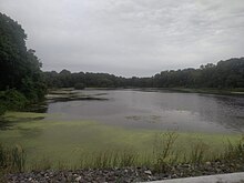 Reservoir 3, looking north from its dam