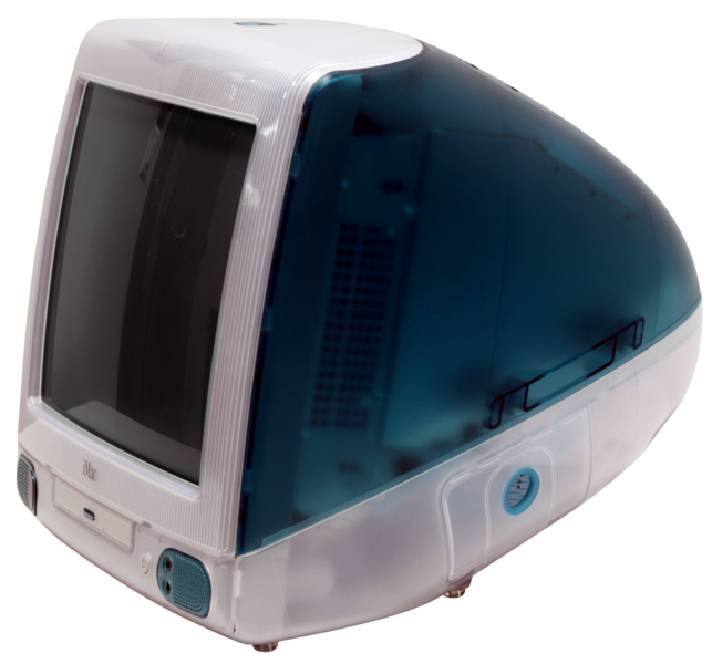 File:IMac G3 Bondi Blue, three-quarters view.png