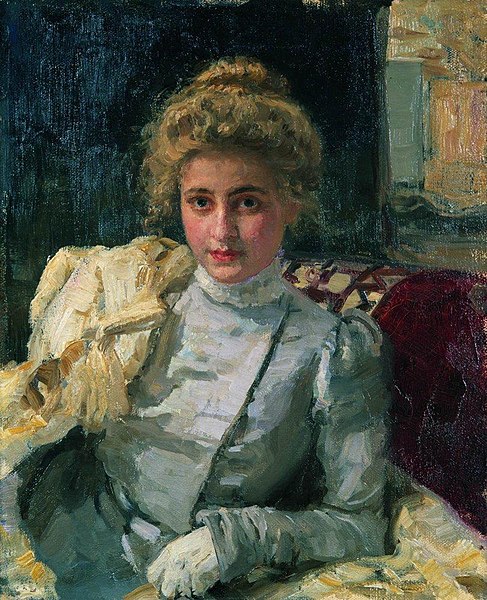 File:Ilya Repin. The blonde woman (portrait of Tevashova).jpg