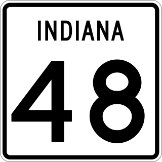 <span class="mw-page-title-main">Indiana State Road 48</span> State highway in Indiana, United States