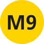 Istanbul M9 Line Symbol.svg
