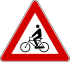 Italian traffic signs - attraversamento ciclabile.svg