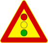 Italian traffic signs - semaforo verticale - provvisorio.svg