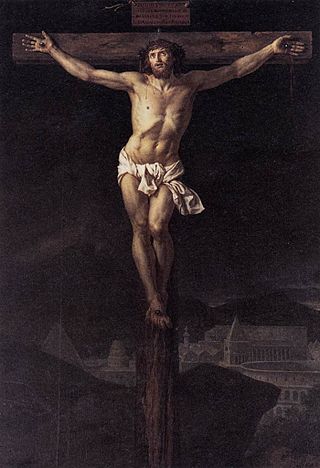 <i>Christ on the Cross</i> (David) Painting by Jacques-Louis David