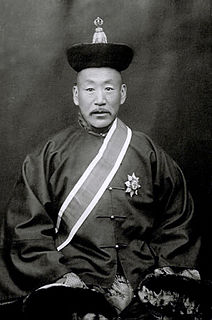 Jalkhanz Khutagt Sodnomyn Damdinbazar former prime minister of Mongolia