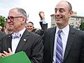 James Obergefell (left) with attorney Al Gerhardstein