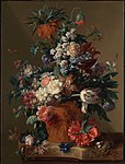 Vas med blommor (1722), Getty Center.