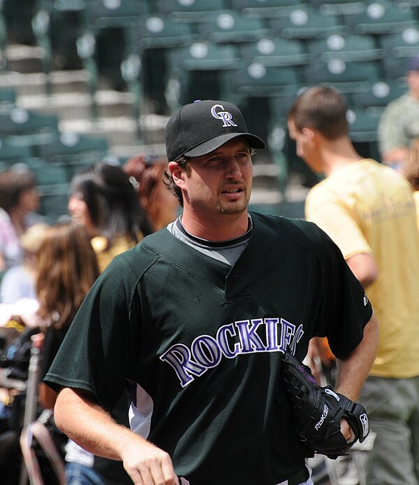 Grilli during his tenure with the Colorado Rockies in 2008.