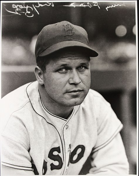 Foxx with the Boston Red Sox c. 1936–1937