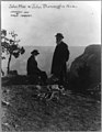John Muir and John Burroughs, full-length portrait, possibly at the Grand Canyon LCCN95514643.jpg