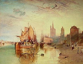 J. M. W. Turner, Cologne, the Arrival of a Packet Boat in the Evening, 1826[263]