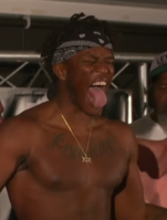 KSI (left) was going into his second boxing match while Logan Paul (right) was making his boxing debut the night of the bout.