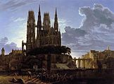 Karl Friedrich Schinkel - Medieval Town By Water.jpg