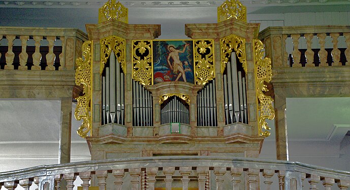 Orgel von St. Bartholomäus in Zeuzleben (Bayern)