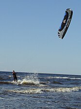 kitesurfing