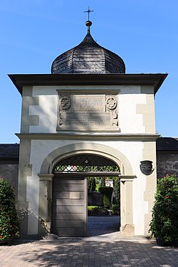 Cemetery gate in Kitzingen, Germany