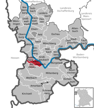 Läget för Kleinheubach i Landkreis Miltenberg