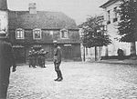 German soldiers executing Polish hostages, Konin 1939