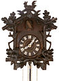 A cuckoo clock (Kuckucksuhr)