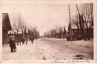 Lakhva Town in Brest Region, Belarus