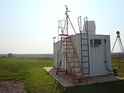 20 ftコンテナに（TCCON）全量炭素カラム観測ネットワーク設備を収納した事例。
