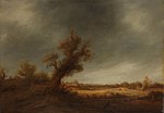 Landschap tanıştı oude eik Rijksmuseum SK-A-4093.jpeg